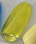 TOP COAT GLASS YELLOW topcoat INDIGO  lakier hybrydowy 7 ml