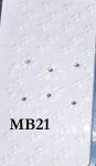 MB21 naklejki nalepki białe kwiatuszki
