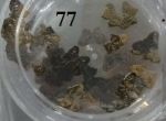 złote blaszki 77 motylki ażurowe metalowe 10szt do zdobienia paznokci