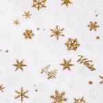 LS-J29 białe złote świąteczne śnieżynki gwiazki DUŻE NAKLEJKI nalepki na paznokcie sniezynki