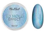 neonail 3D HOLO Effect NO 07 BLUE efekt MULTIHOLOGRAFIX pyłek do wcierania multikolor BENZYNA