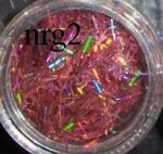 nrg2 niteczki hologramowe spiderweb nitki igiełki do paznokci długie sianko