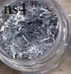 ns4 niteczki hologramowe spiderweb nitki igiełki do paznokci długie sianko