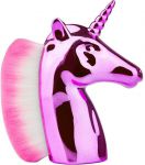 różowy Unicorn Brush INDIGO pędzelek do pyłu makijażu jednorożec w kształcie jednorożca tęczowy