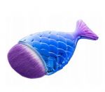 rf mały pędzelek do pyłu makijażu rybka w kształcie rybki kolorowy indigo