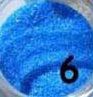 piasek 6 niebieski matowy na paznokcie kosmetyczny