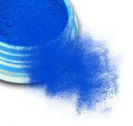 12 pigment niebieski FLUO dymki dymek smokey nails efekt effect