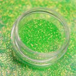 Pyłek do paznokci Shine Neon Green Nr 06 brokat