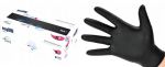 rękawiczki czarne zarys easycare XS nitrylowe bezpudrowe 100 szt