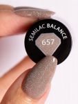 657 BALANCE SEMILAC 7ml hybryda lakier hybrydowy