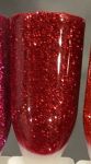 347 Pretty Red Glitter SEMILAC 7ml lakier hybrydowy hybryda walentynki