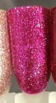 348 Charming Ruby Glitter SEMILAC 7ml lakier hybrydowy hybryda walentynki