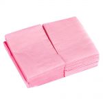 serwety składane podfoliowane różowe 50 szt medyczne aseo med bibułowo-foliowe medyczna serweta pink