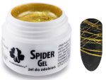 Spider Gel METALICZNY DARK GOLD CIEMNY ZŁOTY METALIC żel do zdobień pajęczyna Allepaznokcie 3g 3ml