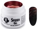 Spider Gel METALICZNY CZERWONY RED METALIC żel do zdobień pajęczyna Allepaznokcie 3g 3ml