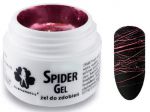 Spider Gel METALICZNY WINNY WINE METALIC żel do zdobień pajęczyna Allepaznokcie 3g 3ml