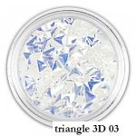 triangle 3D 03 trójkąciki Romby 3D Diamenty Kryształki lodu kostka