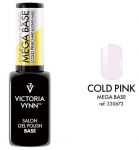 DUŻA 15ml cold pink MEGA BASE baza HARD vitoria vynn vinn& LONG NAILS Gel Polish #cze2023