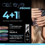 4+1 gratis 4 x Cat Eye + top unblue Kocie Oko Gel Polish Victoria Vynn lakier hybrydowy blackpiatek