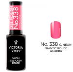 338 Neon Frantic Rouge Victoria Vynn crazy in colors lakier hybrydowy 8ml hybryda gel polish hybrid