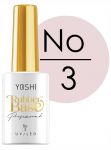 YOSHI baza kauczukowa RUBBER BASE 3 03 no3 lakier hybrydowy 10ml 10 ml