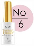 YOSHI baza kauczukowa RUBBER BASE 6 06 no6 lakier hybrydowy 10ml 10 ml