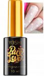 YOSHI TOP PURE LOVE WHITE białe serca lakier hybrydowy 10ml 10 ml