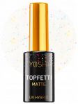 YOSHI TOP TOPFETTI MATTE lakier hybrydowy 10ml 10 ml